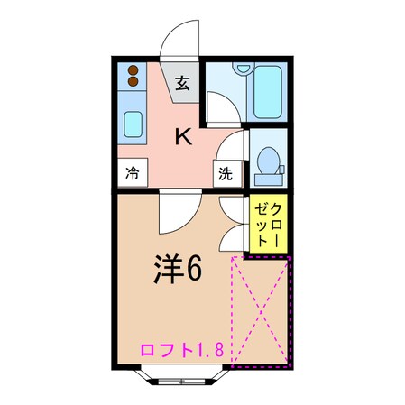 ハイツインプレスの物件間取画像